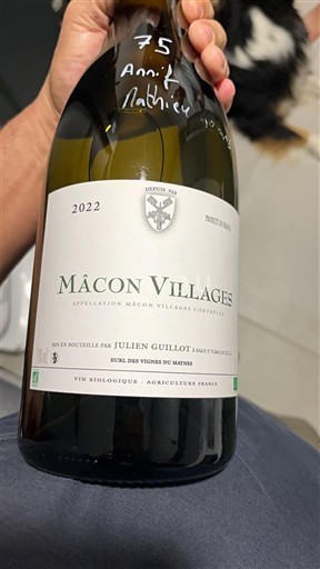 Burgundi Mâcon ja Mâcon-kylät Julien Guillot 2022