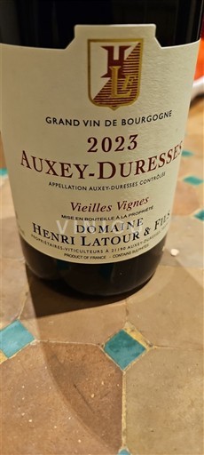 Bourgogne Auxey-Duresses Domaine Henri Latour & Fils Vieilles Vignes 2023