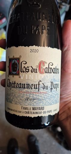 Rhône-dalen Châteauneuf-du-Pape Famille Mayard Clos du Calvaire 2020