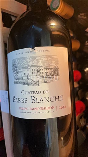 Bordeaux Lussac-saint-émilion Château Barbe Blanche 2016