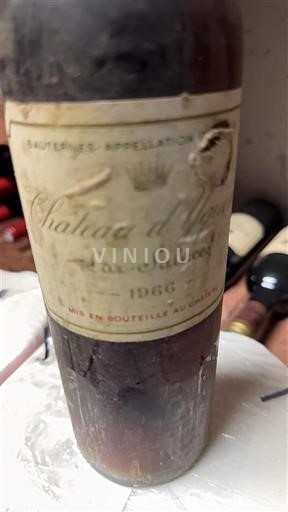 Bordeaux Sauternes Grand Cru Château Yquem 1966