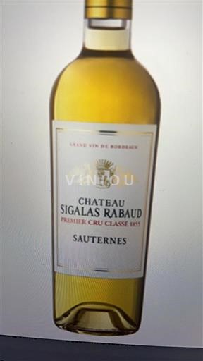 Bordeaux Sauternes Château Sigalas Rabaud 2019
