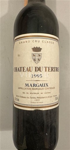 Bordeaux Margaux Grand Cru Classé Château Tertre 1995