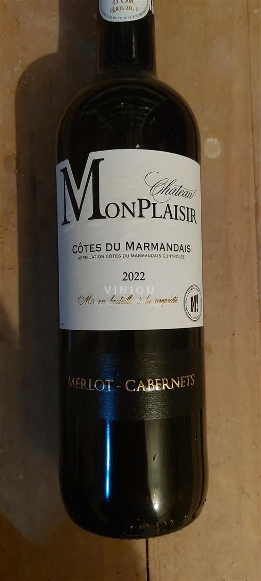 Sudoeste Côtes-du-marmandais Château Mon Plaisir 2022