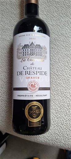Bordeaux Graves Château Respide La Clé de Respide 2022