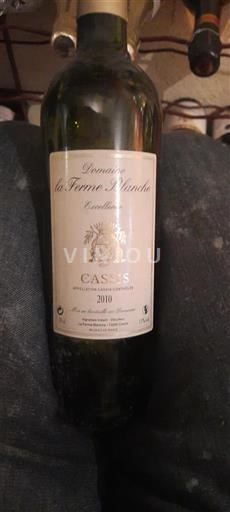 Provence Cassis Domaine La Ferme Blanche Vieilles Vignes 2010
