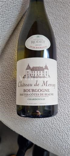 Bourgondië Niet gespecificeerd Château Mercey 2018