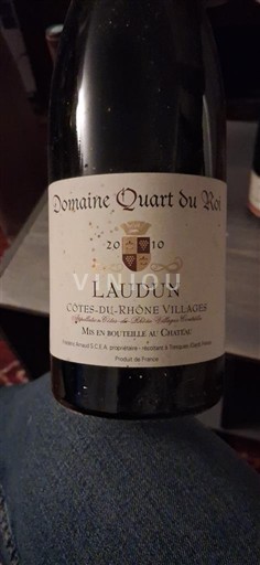 Rhône Valley Unspecified Domaine Quart du Roi 2010