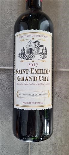 Bordeaux Saint-Émilion Grand Cru Artevino 2017