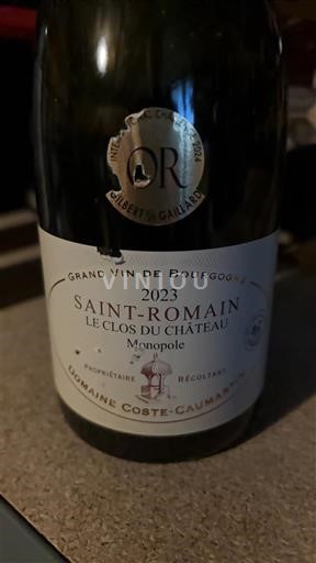 Bourgogne Saint-Romain Domaine Coste-Caumartin Le Clos du Château Monopole 2023