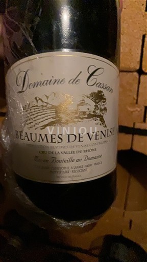 Vallée du Rhône Beaumes de Venise Domaine Cassan 2021