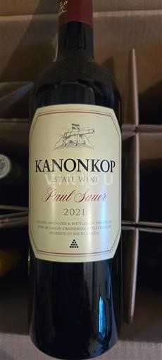 Regione Costiera Stellenbosch Kanonkop Paul Sauer 2021