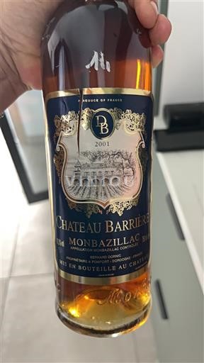 South West Monbazillac Château Barrière 2001