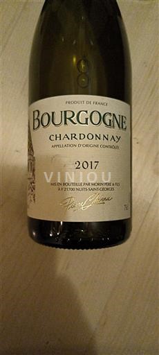 Burgundi Bourgogne Chardonnay Moirin Père & Fils 2017