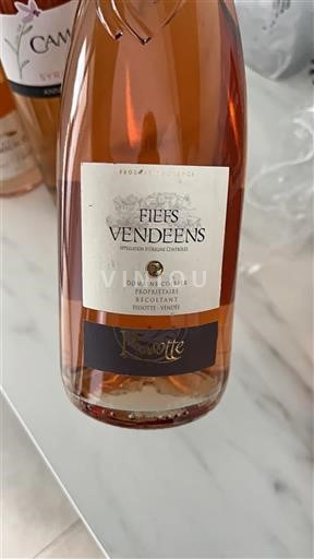 Vallée de la Loire Fiefs Vendéens Domaine Coirier Rosé La Levrette 2020