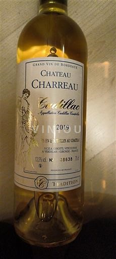 Bordeaux Cadillac Château Charreau Tradition 2019