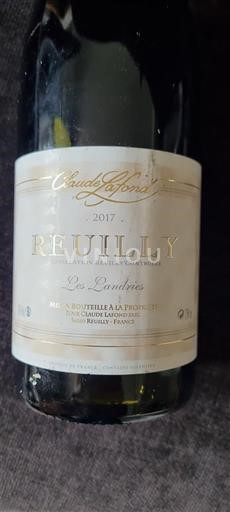 Loire Valley Reuilly Claude Lafond Les Cendrières 2017