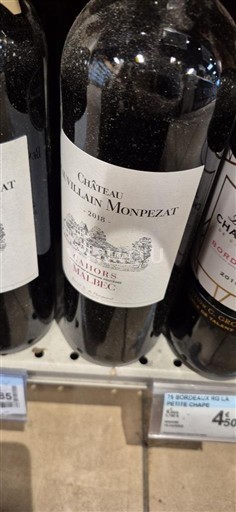 Sydväst Cahors Château Cavilan Monpezat 2018