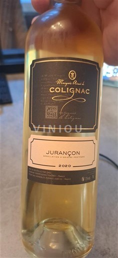 Jugozahod Jurançon Colignac 2020