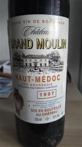 Bordeaux Haut-Médoc Cru Bourgeois Château Grand Moulin 1997