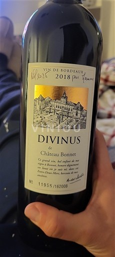 Bordeaux Château Bonnet Divinus 2018