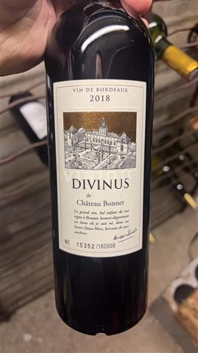 Bordeaux Château Bonnet Divinus 2018