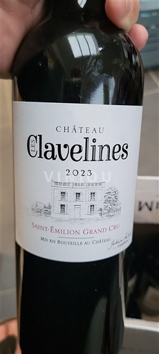 Bordeaux Saint-Émilion Grand Cru Grand Cru Château Clavelines 2023