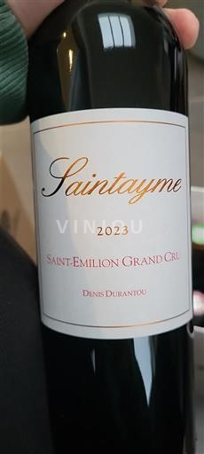 Bordeaux Saint-Émilion Grand Cru Saintayme 2023