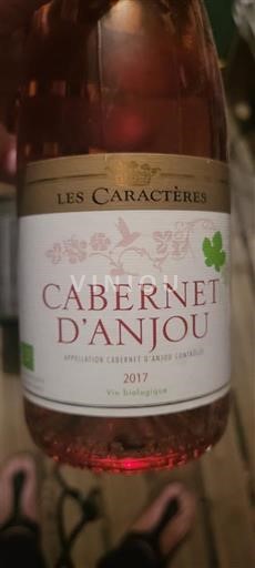 Thung lũng sông Loire Cabernet-d'Anjou Les Caractères 2017
