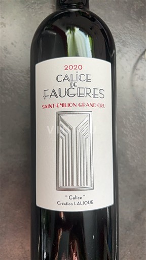 Bordeaux Saint-Émilion Grand Cru Château Faugeres Calice de Faugeres 2020