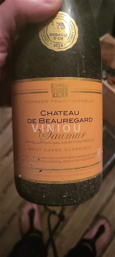 Údolí Loiry Saumur Château Beauregard Brut Classique 2014