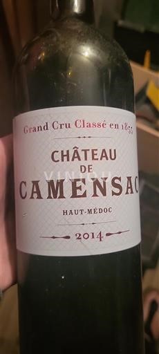 Bordeaux Haut-Médoc Grand Cru Château Camensac 2014