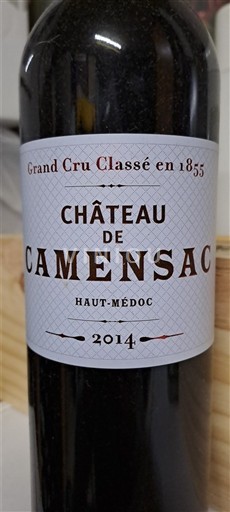 Bordeaux Haut-Médoc Grand Cru Château Camensac 2014