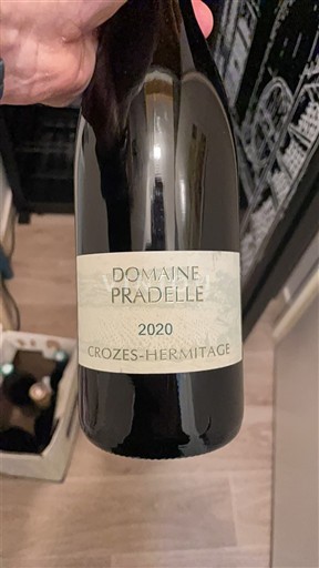 Rhône Valley Crozes-Hermitage Domaine Pradelle 2020