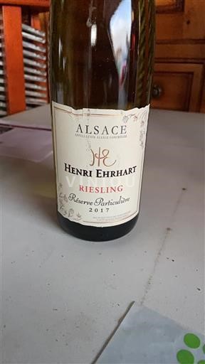 Alsace Henri Ehrhart Réserve Particulière 2017