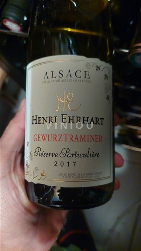 Alsace Henri Ehrhart Réserve Particulière 2017