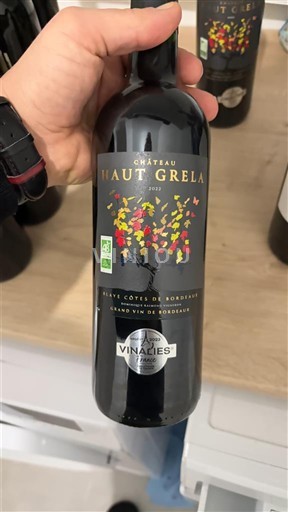 Bordeaux Côtes-de-Bordeaux Château Haut Grela 2022