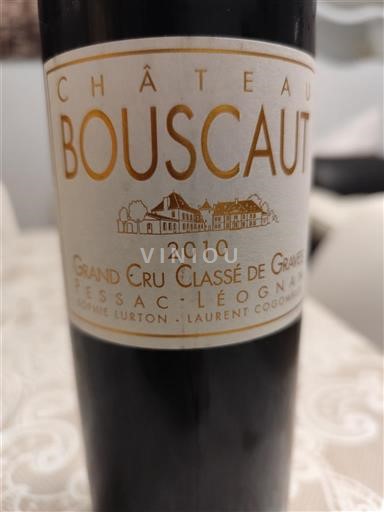 Bordeaux Pessac-Léognan Grand Cru Château Bouscaut 2010