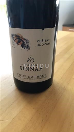 Rhône-dalen Côtes-du-Rhône Château Gicon Maison Sinnae 2022