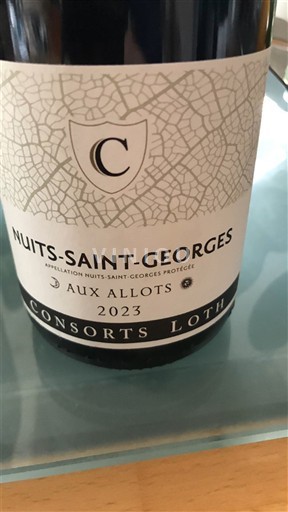 Bourgogne Nuits-saint-georges Consorts Loth Aux Allots 2023