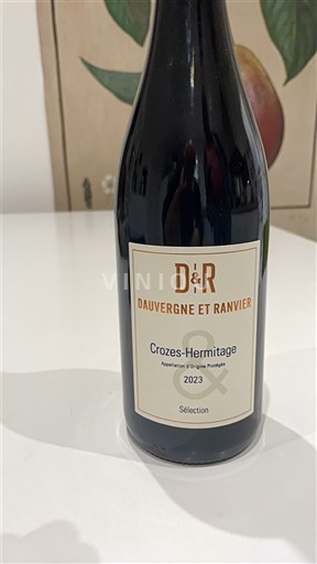 Vallée du Rhône Crozes-hermitage Dauvergne et Ranvier Sélection 2023