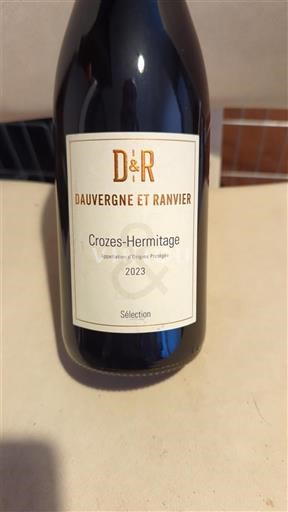 Rhônetal Crozes-Hermitage Dauvergne et Ranvier Sélection 2023