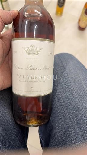 Bordeaux Sauternes Château Saint Michel 1990
