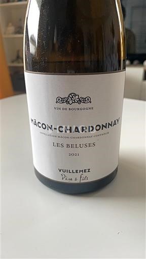 Bourgogne Mâcon och Mâcon-Villages Vuillemez Père & Fils Les Beluses 2021