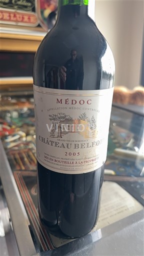 Bordeaux Médoc Château Belfort 2005