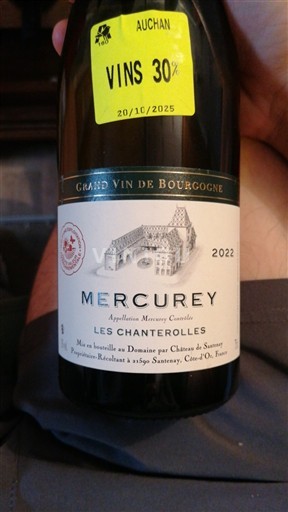Bourgogne Mercurey Domaine De Sassangy Les Chanterolles 2022