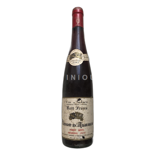 Alsace Bott Frères Réserve Pinot Noir 1987