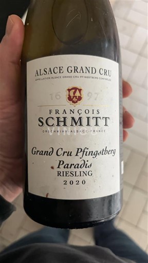Alsace Riesling Grand Cru François Schmitt Paradis 2020