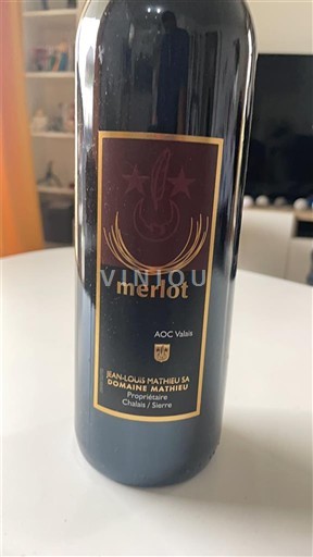 Valais Não especificado Domaine Mathieu Merlot 2022
