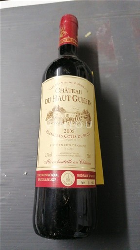 Bordeaux Nespecifikováno Château Haut Guerin 2005